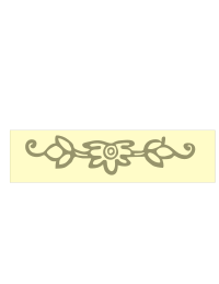 Vintage Floral Flourish 1875 British Library