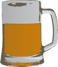 Flat Beer Mug