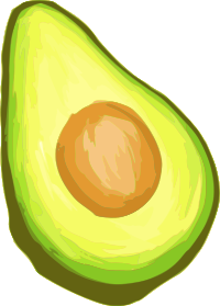 Avocado - Isolated
