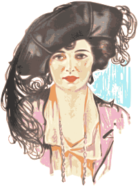 Vintage Woman's Face