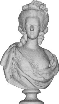 Marie Antoinette Bust 3D