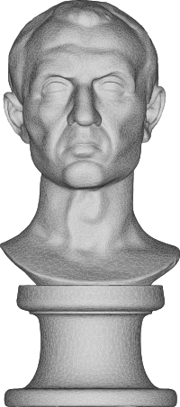 Julius Caesar Bust 3D