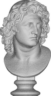 Alexander The Great Bust 3D