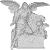 Angel And Cherub 3D
