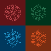 Decorative designs and logos