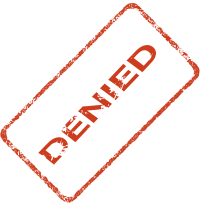 Denied Business Stamp