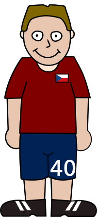 Soccerplayer Czech republic 2021