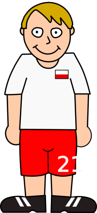 Soccerplayer Poland 2021