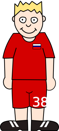 Soccerplayer Russia 2021