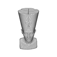 Animated Nefertiti Bust