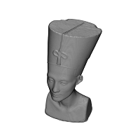Animated Nefertiti Bust