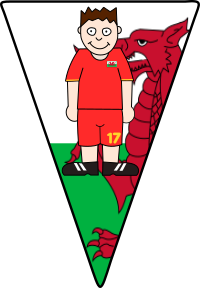 Pennant Soccerplayer Wales 2021