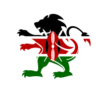 Kenya flag lion emblem