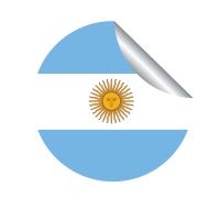 Argentina flag sitcker