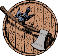 Decorative Divider: Ax and Bird - Colour Remix