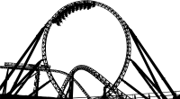 Roller Coaster Silhouette