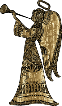 Decorative Angel Gold