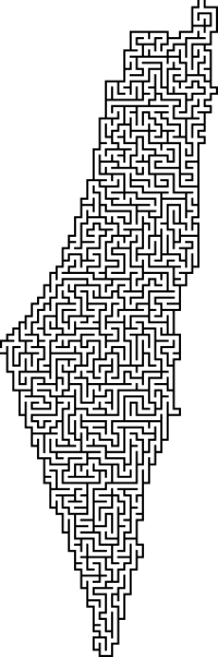 Palestine Map Maze