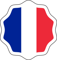 French flag sticker