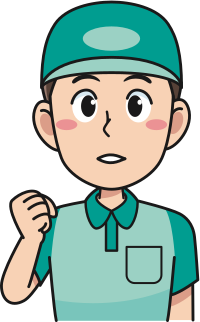 Anime Cartoon Man with slightly open mouth