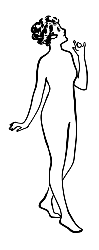 Modest Nude Woman