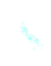 Spirals in blue