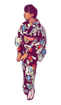 Summer Kimono Girl
