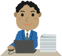 African Male Office Worker