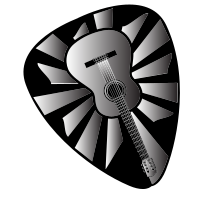 Acoustic guitar clip art
