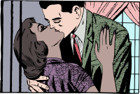 Couple Kiss with Love