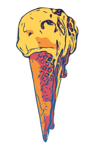 Drippy Ice Cream Cone - Simple Remix