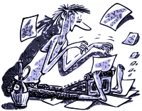 Writer and Typewriter