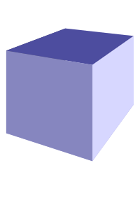 purple cube