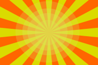 Yellow Orange Sunburst