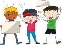 Protesting Kids
