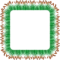 Cat Tails And Grass Frame 2