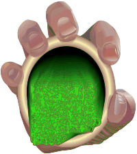 Hand Grasping - Green Ooze Remix