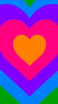 Color heart Animation