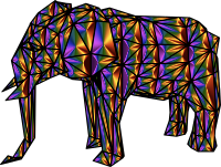 Geometric Elephant Chromatique