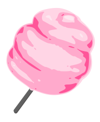 Fairy Floss - Isolated