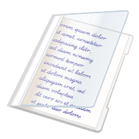 white file folder