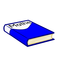 blue schoolbook