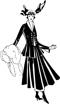 Black Dress Lady 