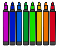 Felt-tip pens