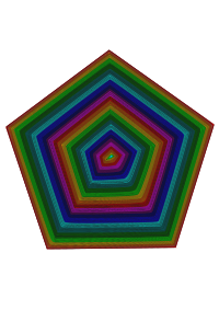 Colorful Pentagon