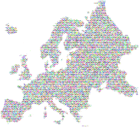 Europe Circles Colorful