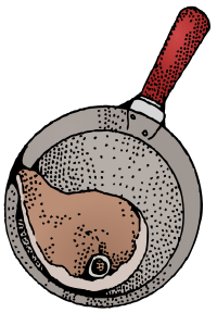 Frying Pan with Chop - Colour Remix