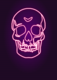 Neon Skull