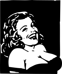 Laughing woman