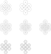 Ming Celtic Knot - 7 variations